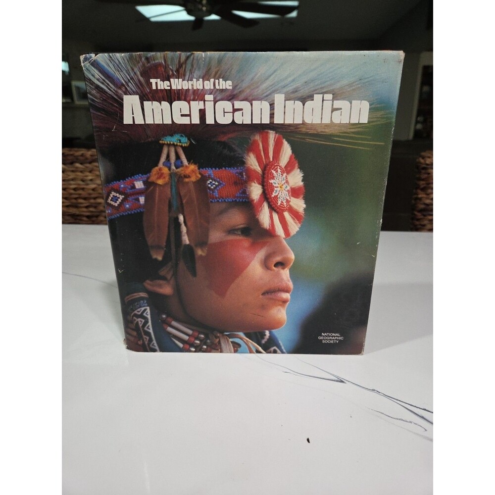 National Geographic Book The World of The American Indian 1979 Hardcover DJ B15